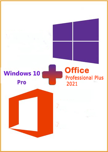 Windows 10 Pro + Office 2021 Pro Plus Digital CD Key