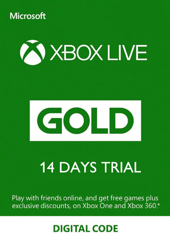 Xbox Live Gold Trial Xbox One 14 Days Key Global