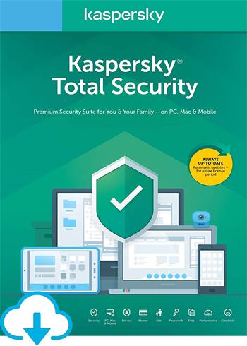 Kaspersky Total Security 2021 3 Devices 1 Year