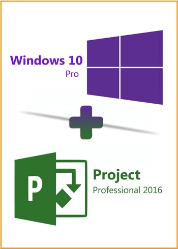 Windows 10 Pro + Project Pro 2016 Digital CD Key