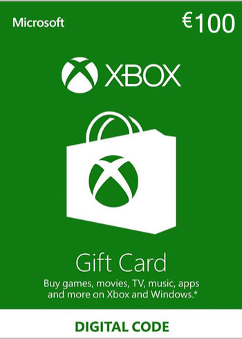 Xbox Live Gift Card 100 Euro Europe