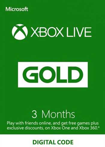 Xbox Live 3 Months Gold Subscription EU Games CD Key